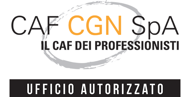 Logo CAF CGN SpA - Il CAF dei professionisti - Ufficio autorizzato